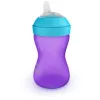 Philips AVENT My Grippy mīkstā snīpja treniņkrūze 300 ml, 9m+, purpura