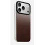 NOMAD magnētiskā ādas aizmugure iPhone 17 Pro ar MagSafe saderību, Horween āda, lauku brūna