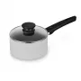 Brabantia Indu+ kastrolis 16 cm, nepiedegošs, 1,5 L, indukcijas, melns