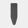 Brabantia gludināšanas dēļa pārvalks Denim Black, B izmērs, 124x38 cm, 8 mm pildījums