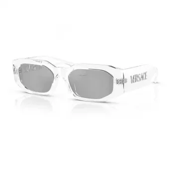 Versace unisex saulesbrilles VE4489U1488V melnas/tumši pelēkas 55-18-140