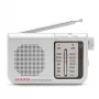 AIWA RS-55/SL pārnēsājams analogais AM/FM kabatas radio, pelēks
