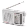 AIWA RS-55/SL pārnēsājams analogais AM/FM kabatas radio, pelēks