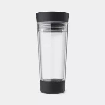 BRABANTIA Make & Take ceļojumu tējas krūze, 0,36 L, tumši pelēka