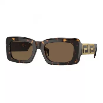 Versace VE4444U10873 Sieviešu saulesbrilles, Havanas rāmis, Brūnas gradienta lēcas, 54/21/140 mm