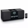 Lenco MC-030BK mikro mūzikas sistēma ar Bluetooth, CD, FM radio, USB, AUX, melna
