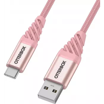 OtterBox Premium USB-A uz USB-C kabelis 1m rozā zelta 78-52540