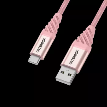 OtterBox Premium USB-A uz USB-C kabelis 1m rozā zelta 78-52540