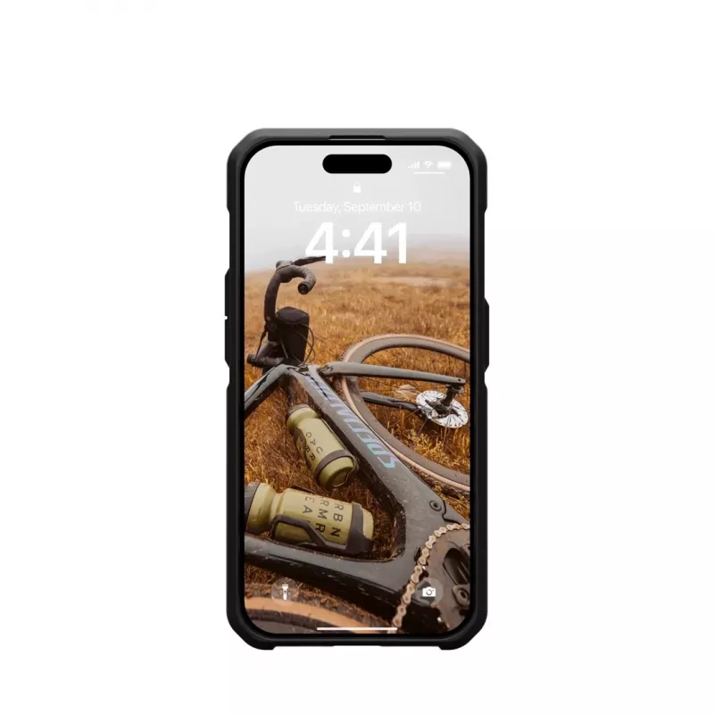 UAG Metropolis LT Magsafe vāciņš iPhone 15 Pro - Aramidšķiedra, melns