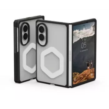 UAG Urban Armor Gear Mouve apvalks ar magnēta moduli Samsung Galaxy Z Fold8 - Ice (caurspīdīgs)/melns 214562114343
