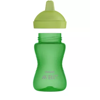 Philips AVENT My Grippy treniņkrūze ar cietu snīpi 300ml, 18M+, zaļa