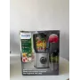 Philips 1400W vakuuma blenderis HR3756/00-B ar 2L trauku un 0,6L ceļojuma krūzi