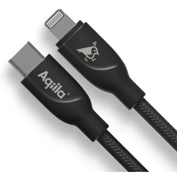 AQIILA B1BD850 USB-C uz Lightning uzlādes un sinhronizācijas kabelis 1m AQCBPBICB1BD850