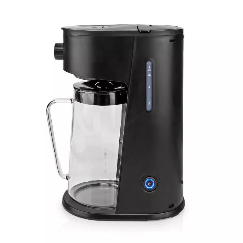 Gastronoma 18100004 Aukstās kafijas un tējas gatavotājs, 2,5 L, 1500 W, melns/nerūsējošais tērauds