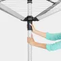 Brabantia rotējošais veļas žāvētājs Lift-O-Matic 50 m, metāliski pelēks