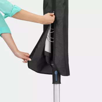 Brabantia rotējošais veļas žāvētājs Lift-O-Matic 50 m, metāliski pelēks