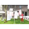 Brabantia rotējošais veļas žāvētājs Lift-O-Matic 50 m, metāliski pelēks