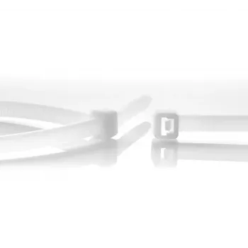 WKK neilona kabeļu saites, dabīgā krāsā, 200 x 4,8 mm, 100 gabali 110126971