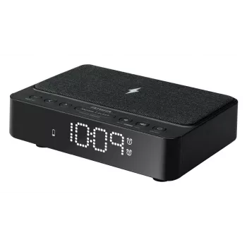 AIWA CR-30/BK digitālais modinātājs ar LED displeju, FM/PLL radio, melns