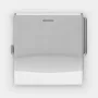 Brabantia 385322 pie sienas montējams tualetes papīra turētājs, matēts tērauds