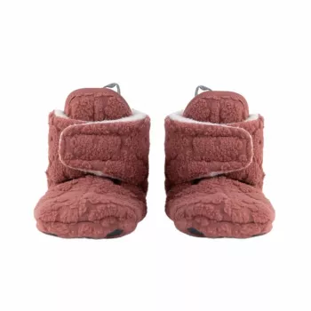 Lodger Slipper Folklore flīsa mazuļu čības, 12-18 mēneši, rožkoka krāsā