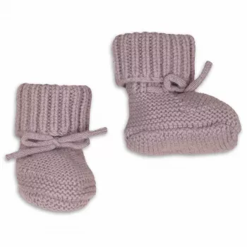 Lodger Slipper Merino vilnas mazuļu čības, rožu, 6-12 mēneši