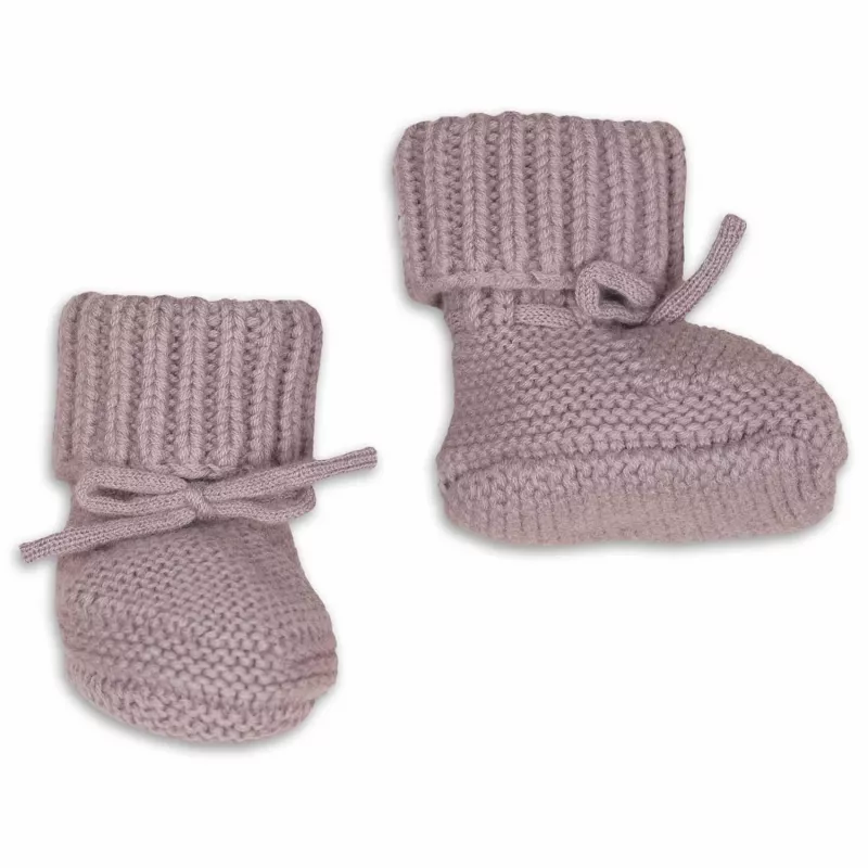 Lodger Slipper Merino vilnas mazuļu čības, rožu, 6-12 mēneši
