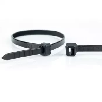 WKK UV stabilizēti melni plastmasas kabeļu saišķi 530 x 9 mm, 100 gab. 110299071