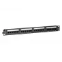 DS-IT CAT 6 UTP tīkla patch panelis, 19 collas, 24 portu DS-Patch6-24UTP