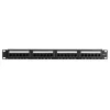 DS-IT CAT 6 UTP tīkla patch panelis, 19 collas, 24 portu DS-Patch6-24UTP