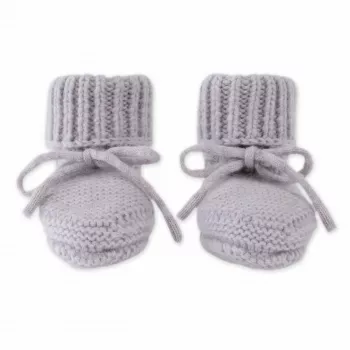 Lodger čības Merino vilnas zīdaiņu zābaciņi, Stone, 0-6 mēneši