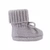 Lodger čības Merino vilnas zīdaiņu zābaciņi, Stone, 0-6 mēneši