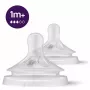 Philips Avent Natural Response silikona knupīši vidēja plūsma 1M+ (2 gab.)