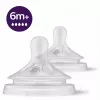 Philips Avent Natural Response silikona knupīši, ļoti ātra plūsma, 6m+, 2 gab.