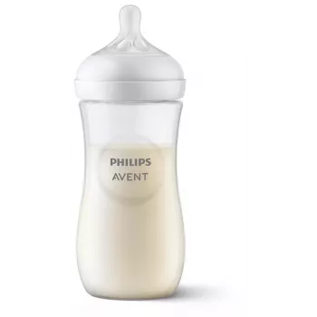 Philips Avent Natural Response zīdaiņa pudelīte 330 ml, ātras plūsmas knupītis, no 3 mēnešiem