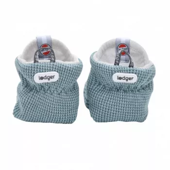 Lodger Slipper Ciumbelle kokvilnas zīdaiņu čības, 3-6 mēneši, Ocean