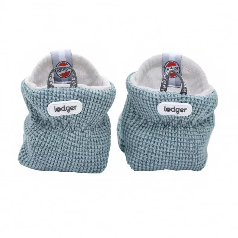 Lodger Slipper Ciumbelle kokvilnas zīdaiņu čības, 3-6 mēneši, Ocean