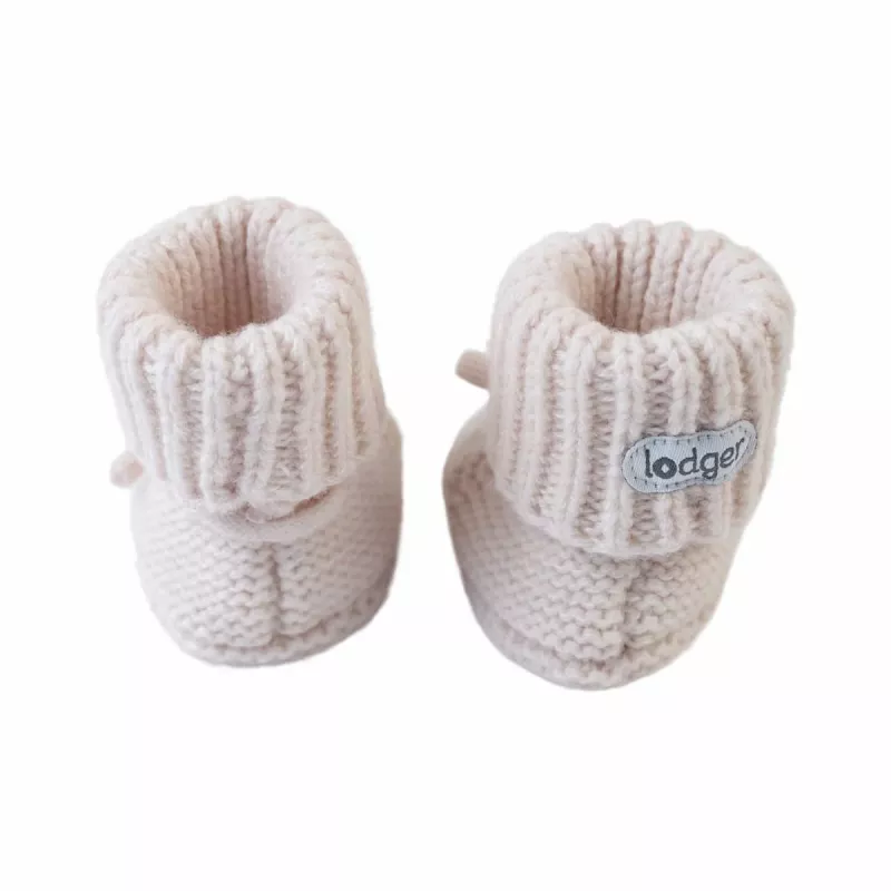 Lodger Slipper Folklore merino vilnas zīdaiņu čības, Bērzs, 0-6 mēneši