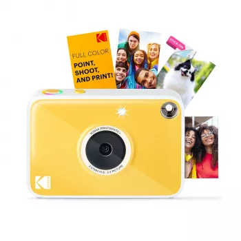 Kodak RODOMATICPYL digitālā tūlītējā kamera ar ZINK Zero Ink druku, 10MP, 3,5 inch LCD, Bluetooth, USB-C, MicroSD