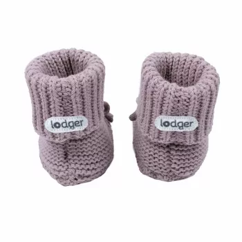 Lodger Slipper Knit mazuļu čības, rožu, 0-6 mēneši