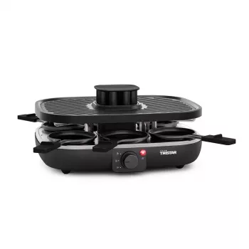 Tristar RA-2760 Rakleta grils ar 6 pannām, aktīvā ventilācija, melns