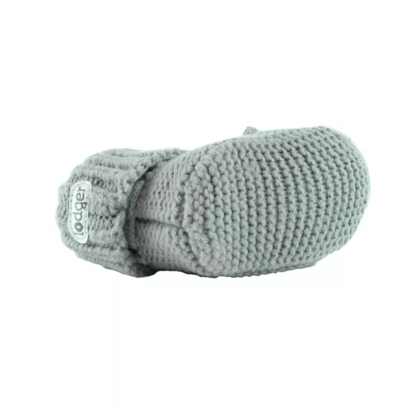 Lodger Slipper Folklore merino vilnas mazuļu čības, zīda, 0-6 mēneši