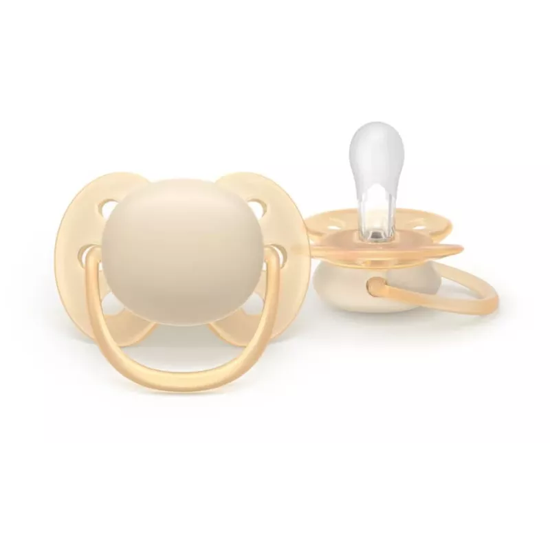 Philips Avent Ultra Soft knupītis neitrāls, 0-6 mēneši, 2 gab.