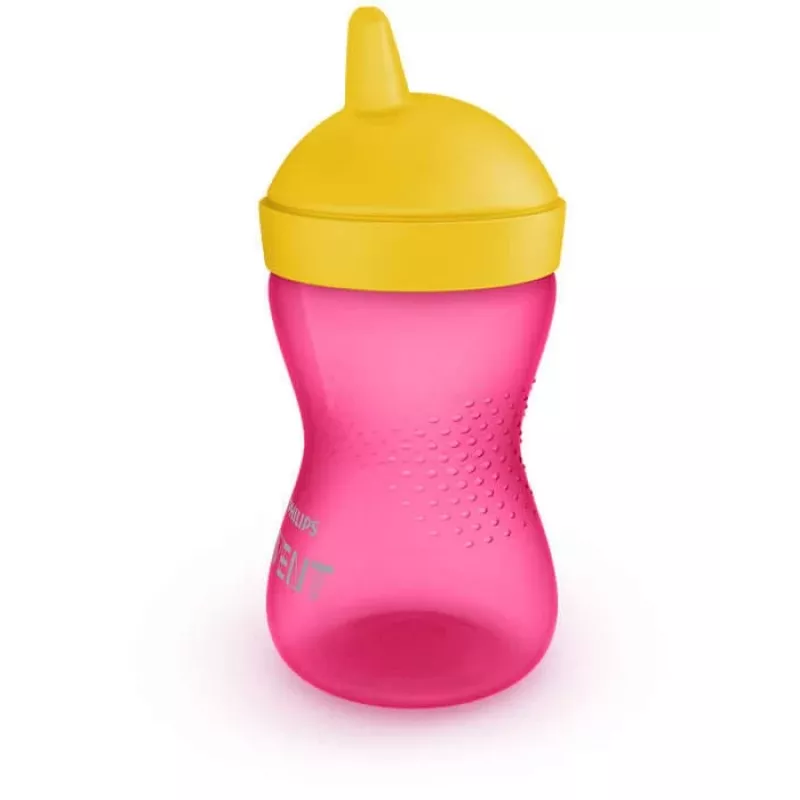 Philips Avent My Grippy cietā snīpja treniņkrūze 300 ml, 18M+, rozā
