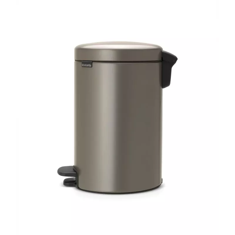 Brabantia NewIcon 12L pedāļa atkritumu tvertne, platīna