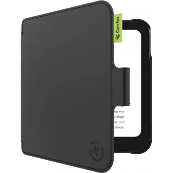 Gecko Covers Cactus vāks Kobo Libra Colour un Tolino Vision Color - melns V4CL2557C1
