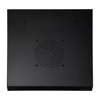 DSIT DS10-3412 12U 10 inch sienas montāžas serveru skapis ar stikla durvīm, 370x450x618 mm, melns