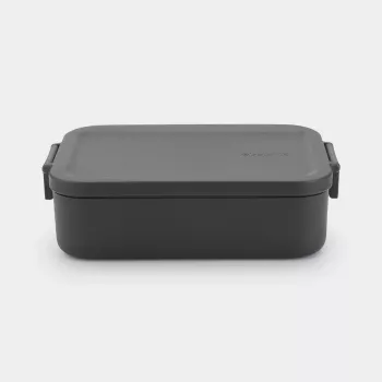 Brabantia Make & Take pusdienu kārba vidēja tumši pelēka 1,1 L