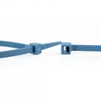 WKK 150126671 Metālu detektējams kabeļu savilcējs 200 x 4,8 mm Zils (100 gab.)