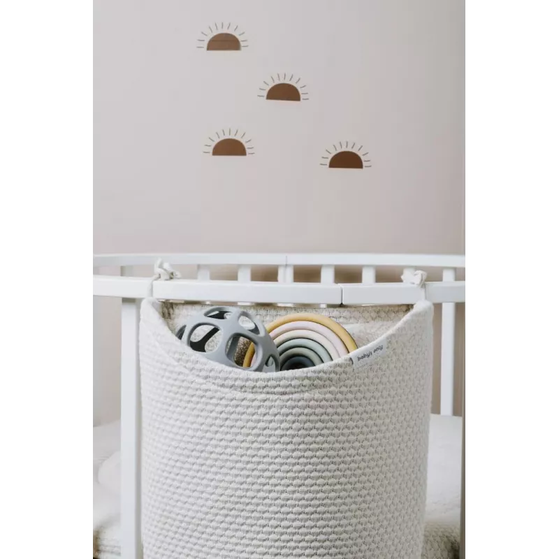 Baby's Only silikona košļājamā bumbiņa, 0+, pelēka